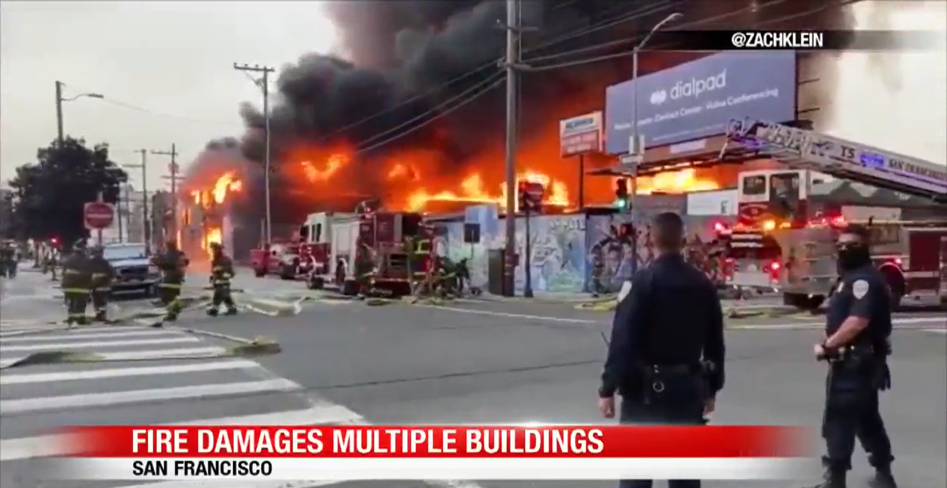 You are currently viewing Massive fire breaks out in San Francisco SoMa neighborhood