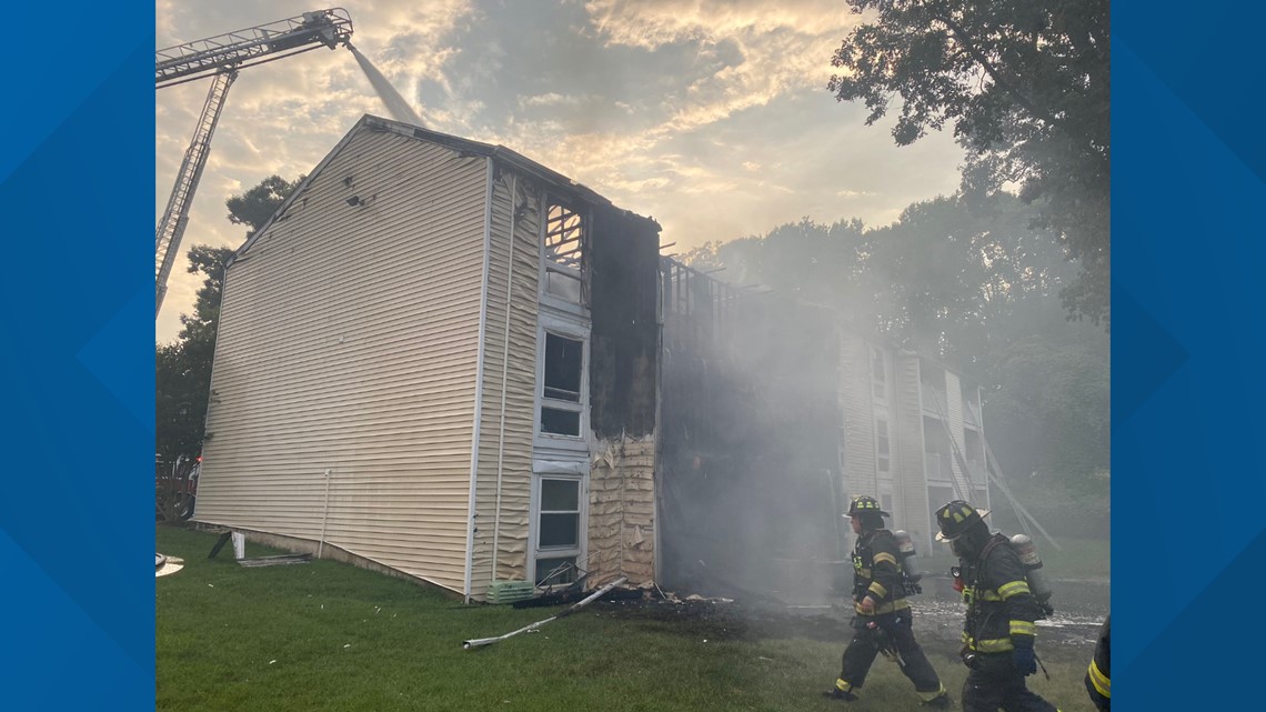 You are currently viewing 9-12 units destroyed in apartment fire in Virginia