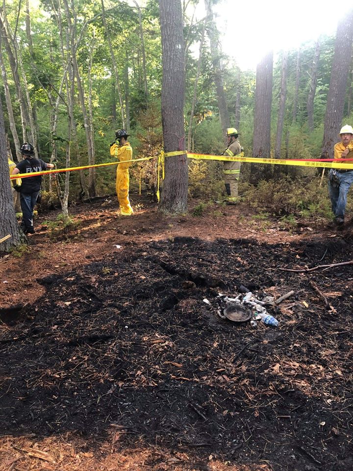 You are currently viewing Forest fire may be the cause of an improperly extinguished campfire