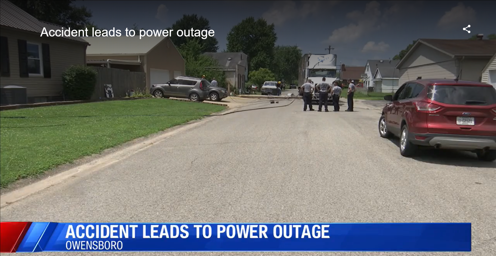 You are currently viewing Semi tractor trailer accident leads to widespread outage