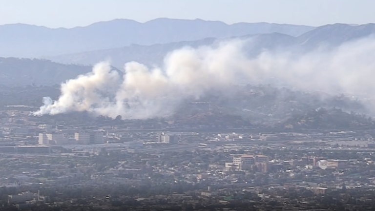 dodger car fire