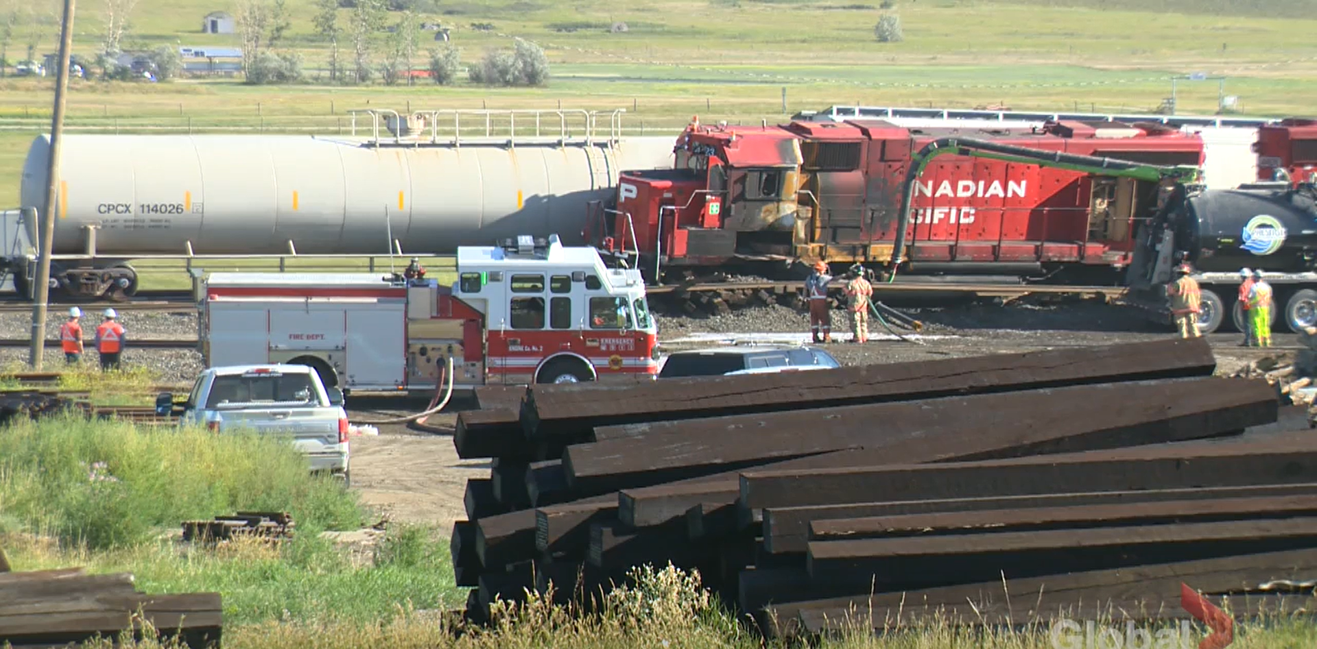 You are currently viewing Two trains collide in Moose Jaw rail yard; nearby residents evacuated