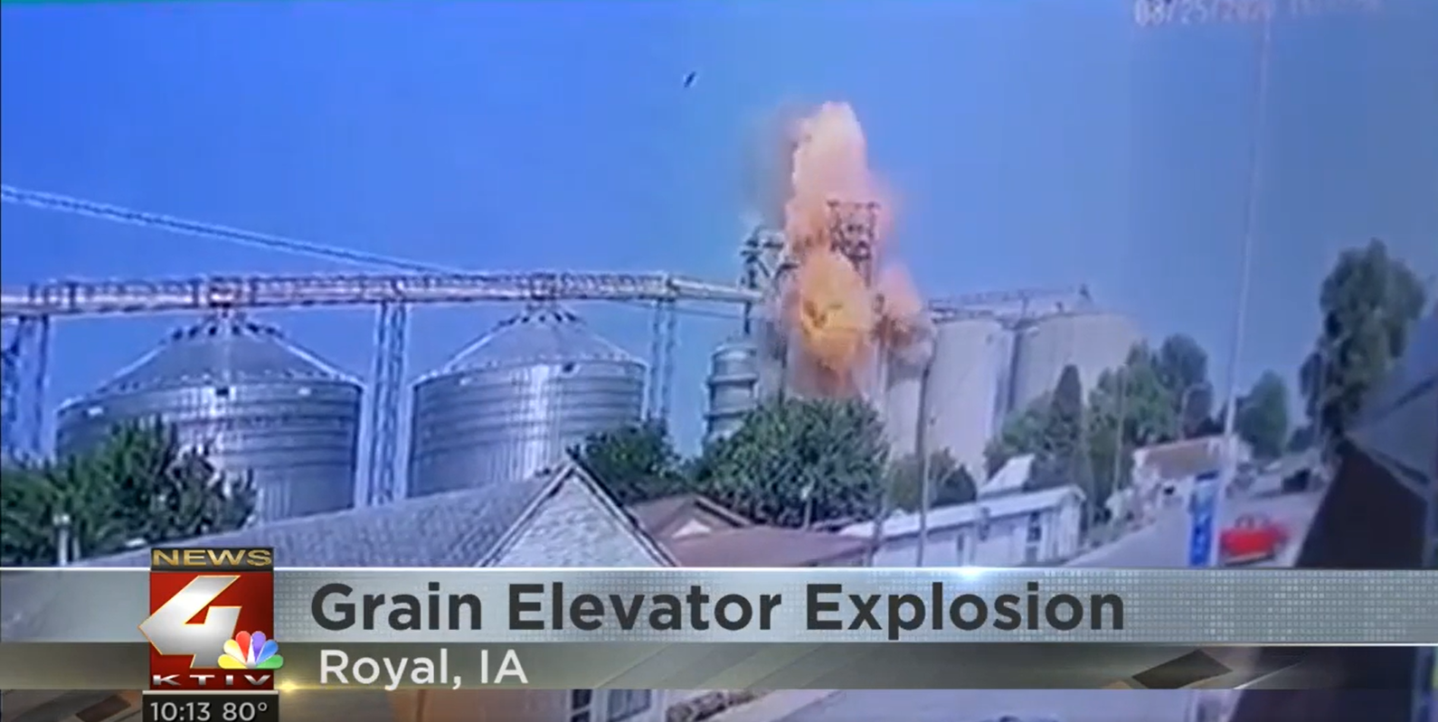 You are currently viewing No injuries reported after grain elevator explosion in Iowa