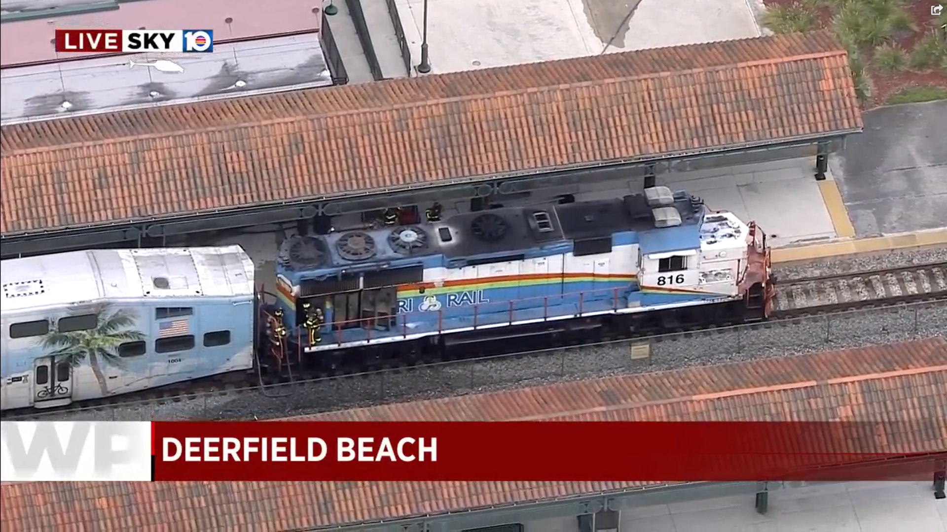 You are currently viewing Tri-Rail train engine catches fire in Florida