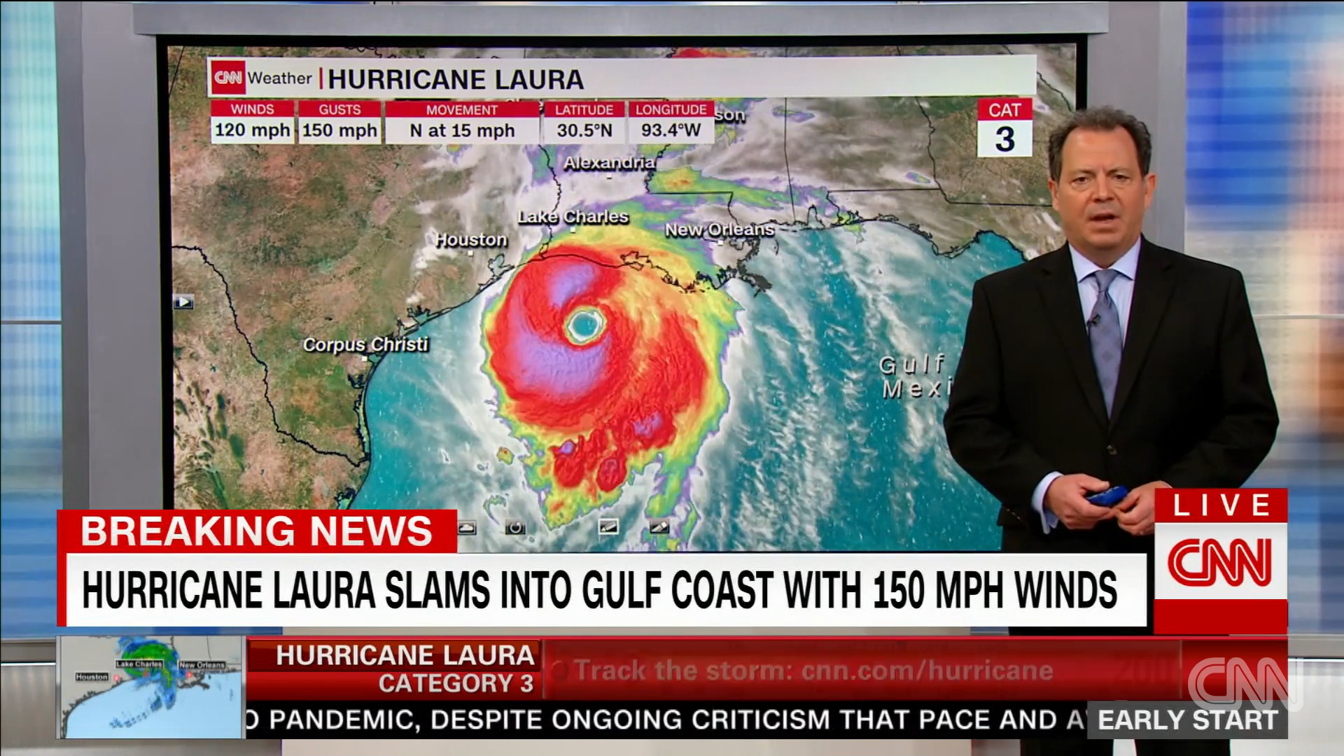 You are currently viewing Hurricane Laura makes landfall at category 4; threatens US energy infrastructure