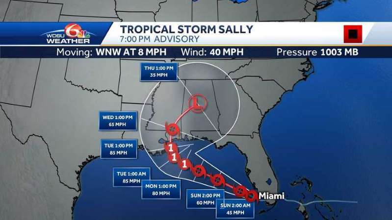 You are currently viewing The latest on Tropical Storm Sally
