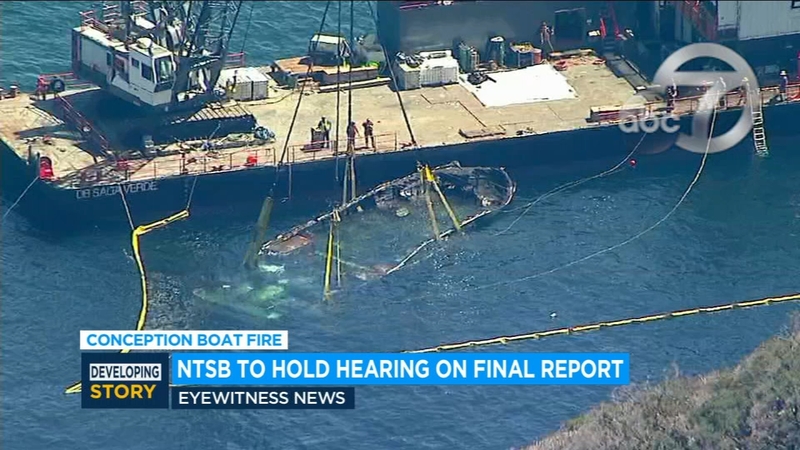 You are currently viewing NTSB to hear final report of boat blaze that killed 34 off California