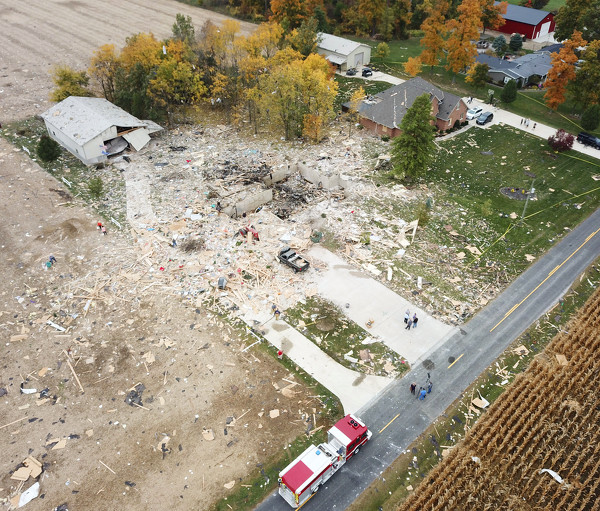 You are currently viewing Woman dies in gigantic Ohio blast, house in pieces